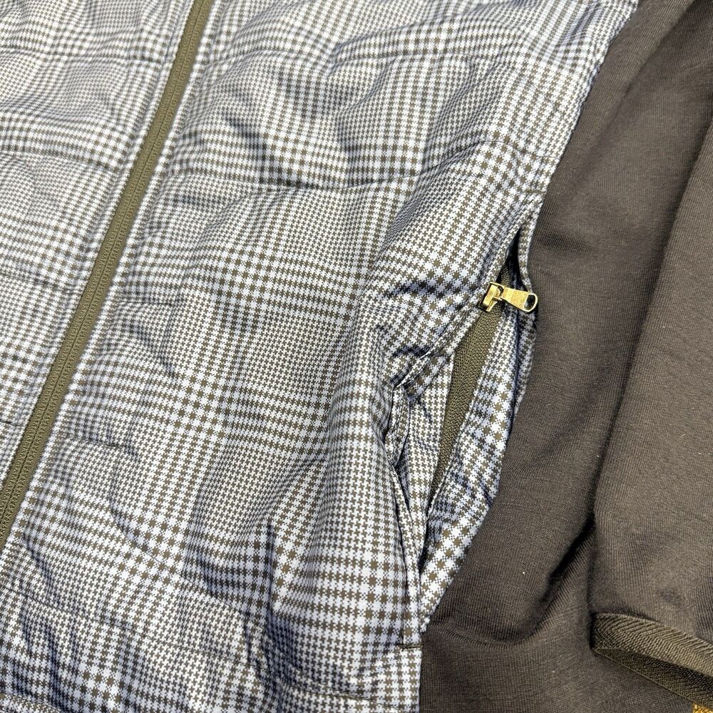 NWT RLX RALPH LAUREN Mens Medium Houndstooth Wool-Blend Quilted Jacket Blue $268 - Picture 9 of 14